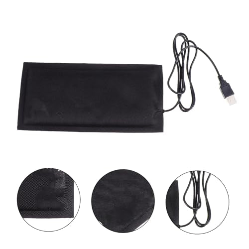 Happyyami USB Powered Reptile Heating Pad Small Under Tank Heat Mat for Tortoise Turtle Snake Lizard Terrarium Flexible Low Energy Consumption
