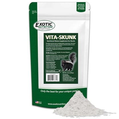 Vita-Skunk (5.2 oz.) - Nutritional Dietary Supplement - Made with Essential Vitamins, Minerals & Amino Acids - for Pet Skunks