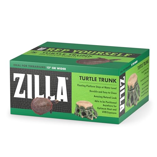 Zilla Pet Terrarium Aquatic Turtle Trunk Floating Basking Platform