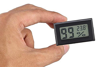 Mini Hygrometer Thermometer Digital Temperature Humidity Meter Built in Probe Aquarium Thermometer for Homes