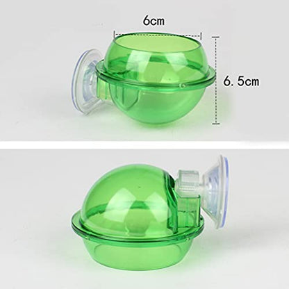 POPETPOP Pet Feeding Bowl Cup Drinking Food Feeder Container Lizard Turtle Reptile Chameleon Gecko Bearded Dragon