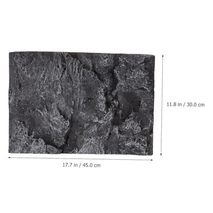Alipis Stone Background Board for Reptile Tank 3D Aquarium Decor Fish Tank Decorative Panel
