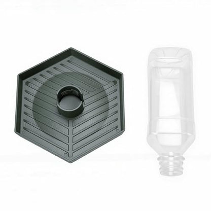 Rengue Reptile Water Feeder, Automatic Water Dispenser Food and Bowl Feeding Accessories for Bearded Dragons Lizards Geckos Crawler Breeding Tools, Reptile Hatching Supplies (Dark Green) - color: Dark Green