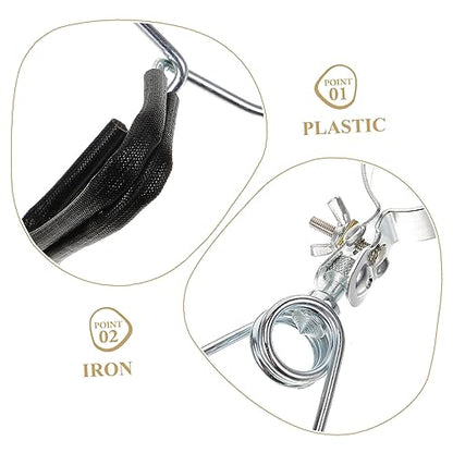 Toddmomy 8pcs Adjustable Clamp Lamp Stand Fixture for Reptile Heat Lamps Lightweight Portable Holder for Turtles Lizards Easy Installation Materials