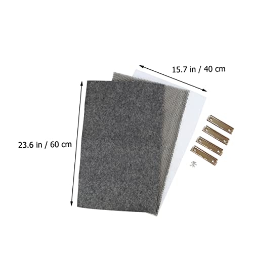 Abaodam 1set Reptile Terrarium Mat Liner Snake Bedding and Moisture Retention Carpet for Turtles Lizards and Snakes Washable and Reusable Reptile Habitat Flooring Gray - color: Dark Grey