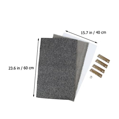 Abaodam 1set Reptile Terrarium Mat Liner Snake Bedding and Moisture Retention Carpet for Turtles Lizards and Snakes Washable and Reusable Reptile Habitat Flooring Gray - color: Dark Grey