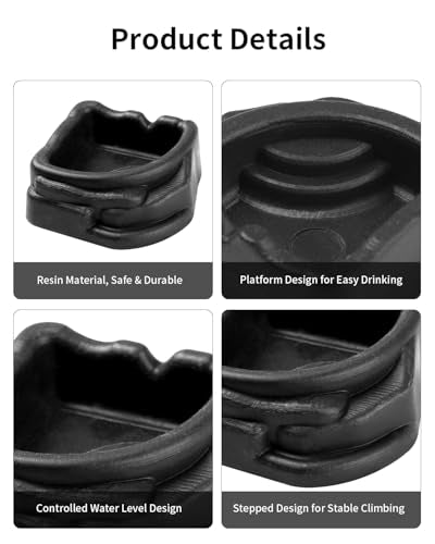 9 PCS Spider Micro Water Bowls, Mini Resin Dishes for Tarantulas, Spiders, Hermit Crabs, Millipedes and Tiny Reptiles, for Food & Water