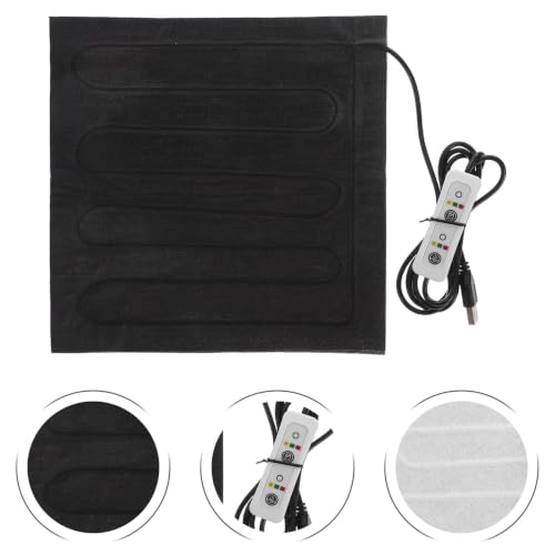 Reptile Heating Pad with Temperature Control for Small Pets and Tortoises, Waterproof Cloth Electric Heating Mat, Low Energy Consumption, Adjustable Heat for Home and Travel Use
