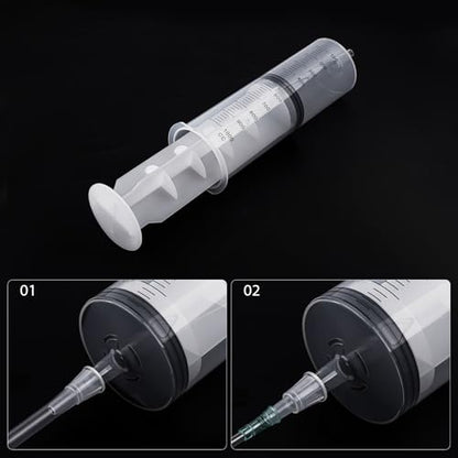 SHAOTONG 1000ml Syringe with 40 Inch Tube and Tip Adapter, for Feeding Pets, Liquid Refilling, Drawing Oil Fluid - size: 1000ML/CC