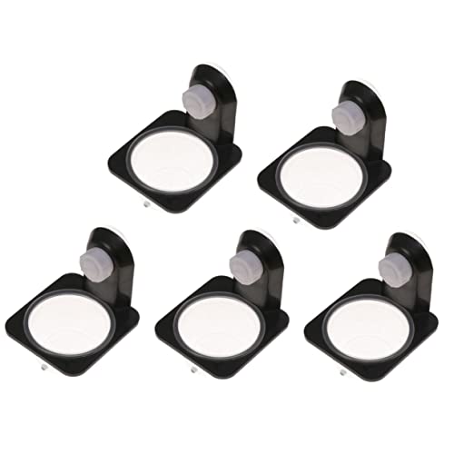 BESPORTBLE 10pcs Tortoise Habitat Accessories Reptile Bowl Solid Material Food Water Bowl for Tortoise Lizard Easy to Clean Suction Cup Style