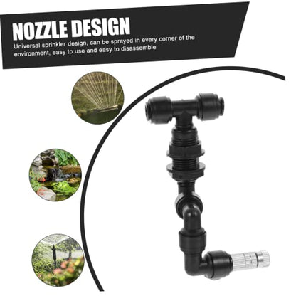 Toyvian Nozzle for Efficient Watering Gardens Lawns and Reptile Tanks Fine Mist Sprayer for Humidity and Plant Care - size: 10.00X9.00X2.00CM