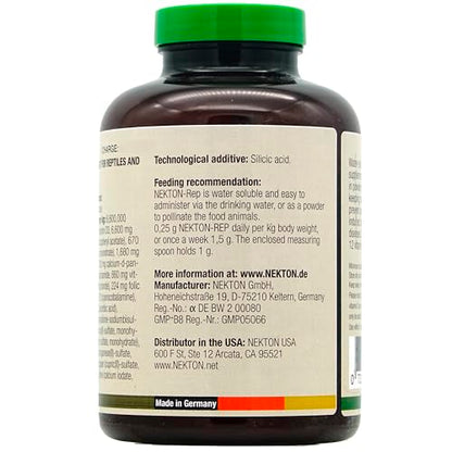 Nekton-Rep Vitamin Mineral Supplement for Reptiles 300g / 10.58oz - size: 10.58 Ounce (Pack of 1)