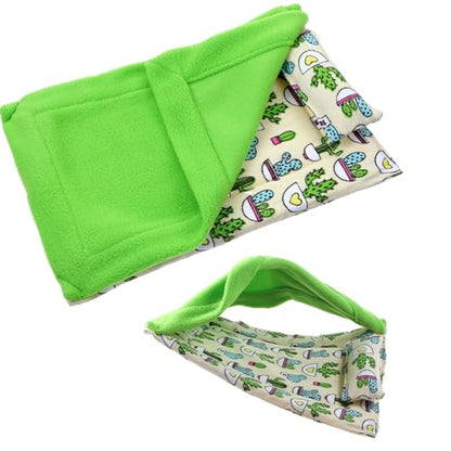 3 Pack Bearded Dragon Bed, Reptile Sleeping Bag, Reptile Pets' Sleeping Bag Set with Pillow Lizard Sleeping Bag Blanket Soft Warm Hideout Terrariums Accessories for Reptile Lizard Bearded Dragon