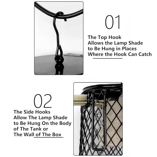 Playful Paws Ceramic Lamp and Lampshade Bird Heaters for Caged Birds with 50W Reptiles Heat Lamp Bird Warmer and Rabbit Hutch Heater (Timed Switch) - color: Timed Switch