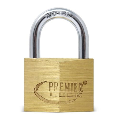 Premier Lock SBP07 Solid Brass Padlocks, 1-3/4-Inch, 1-Pack - size: 1-3/4-Inch, 1-Pack