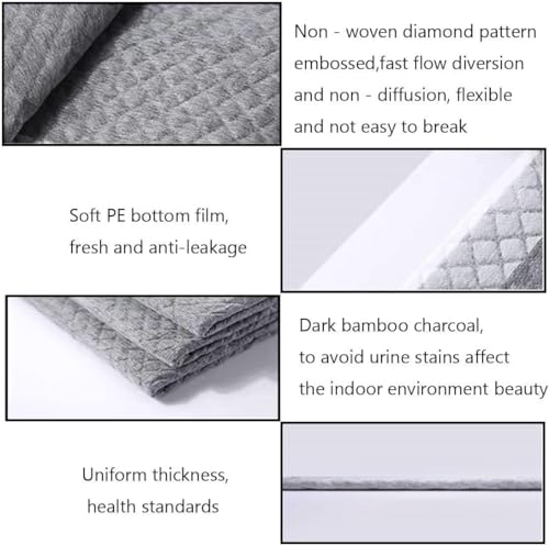 kathson 20 Pcs Guinea Pig Cage Liners Disposable 13" x 18" Rabbit Disposable Potty Training Pad Super Absorbent & Leak-Free Pet Supplies for Bunny Kitten Small Dog Guinea Pig - size: 13" x 18" / 20PCS
