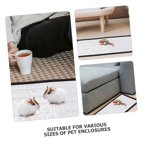 WOONEKY Insulation Pad Reflective Film Frog Heating Pad Hamster Heater Heat Mat for Lizard - size: 68.00X30.00X0.10CM