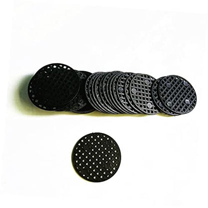 100pcs Flower Pot Hold Mesh Pad Plastic Drainage Covers for Planters Flower Pot Grid Mat Prevent Soil Loss and Leak Reusable and Breathable