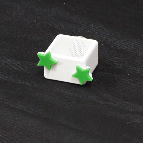 3 Pcs Magnetic Jumping Spider Feeding Dish Jumping Spider Enclosure Accessories Star-Shaped Design Reptile Water Bowl for Other Small Reptiles or Insects (White+Green) - color: White+Green