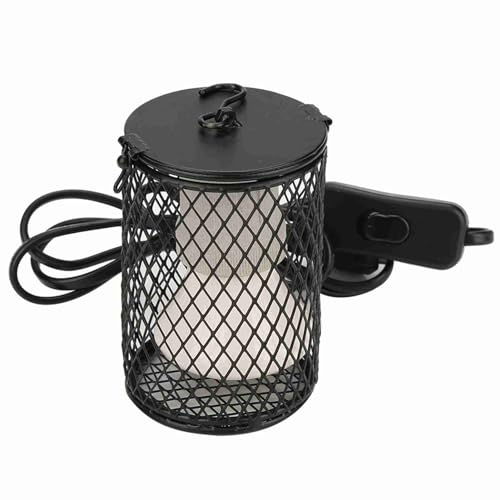Yctze 100W Infrared Ceramic Emitter Heat Light Lamp for Pet Reptiles, Ideal Chicken Coop Heater (US Standard 110-120V 100W) - color: Black