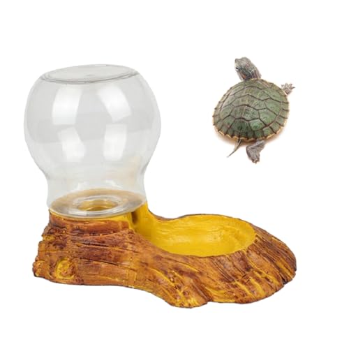 BESPORTBLE Automatic Water Feeder for Reptiles Crafted Smooth Bowl Week Supply Pet Drinking Fountain
