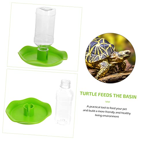 Balacoo Automatic Water Feeder for Crested Gecko Reptile Food Tray Water Bowl Easy to Clean Design