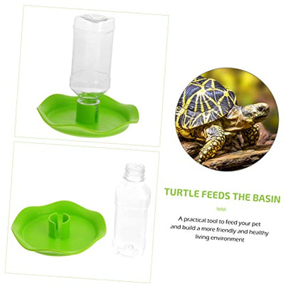Balacoo Automatic Water Feeder for Crested Gecko Reptile Food Tray Water Bowl Easy to Clean Design