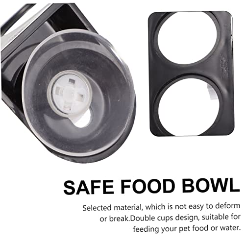 Kisangel 2-Piece Reptile Feeding Dish Set with Suction Cups Random Color Gecko Water Bowl and Food Ledge for Lizards and Other Reptiles for Terrariums