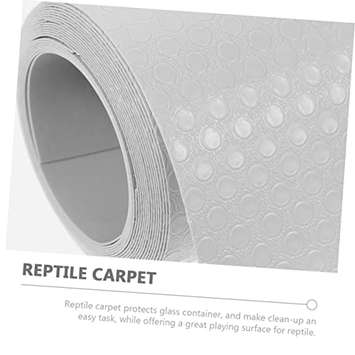 SUPVOX Eva Material Reptile Carpet Terrarium Liner for Bearded Dragon Soft Substrate Mat for Gecko Snake Lizard Turtle Comfortable Hideout - color: White