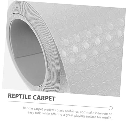 SUPVOX Eva Material Reptile Carpet Terrarium Liner for Bearded Dragon Soft Substrate Mat for Gecko Snake Lizard Turtle Comfortable Hideout - color: White