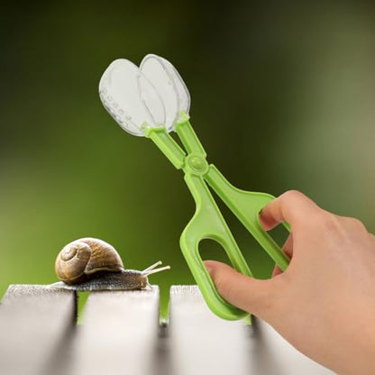 GANAZONO Reptile Feeding Clamp Reptile Tank Tool Aquarium Grabber Tool for Cage Maintenance Multi-Functional Catcher and Poop Scoop for Pet Supplies