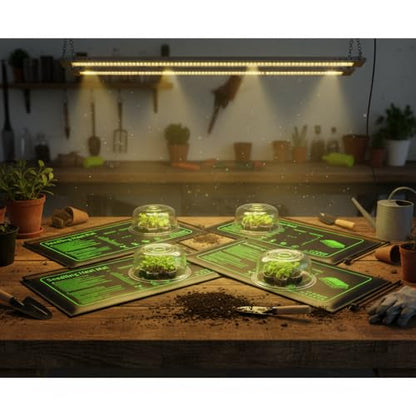 4 Pack Seedling Heat Mat for Plants Seed Starting, Waterproof 10"x 20" Warming Mat Plant Heating Pad for Seed Germination, Indoor Growing, Hydroponic, Greenhouse - size: 10×20"-4P