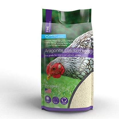 Aragonite Calcium Feed FINE 5LB, White (BIRD001)