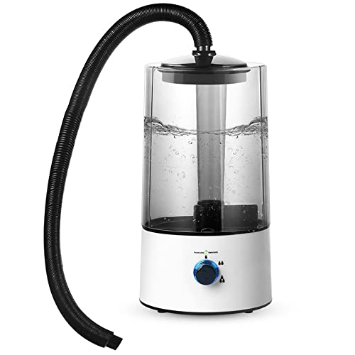 Reptile Humidifier Misters Fogger, with Extended Hose - Adjustable & Quiet Fogger/Mister for Chameleon, for Amphibians/Herps/Vivarium with Terrariums and Enclosures
