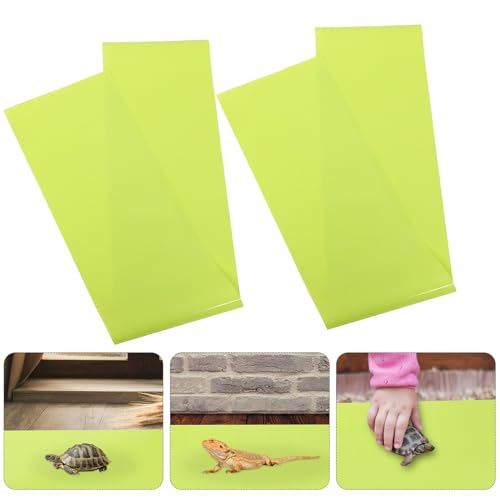 2Pcs Reptile Mat EVA Non-Stick Heat Absorbing Terrarium Bedding Pad for Tanks Floor Liner for Bearded Dragon Snakes Lizards Turtles