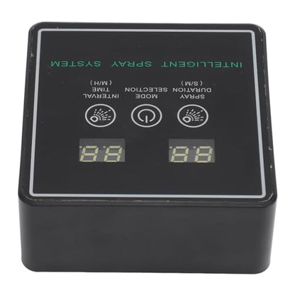 Reptile Misting System, Timer Mist Easy to Simulates Rainfall Automatic Misting System for Office (5m 2 Sprinkler Head)