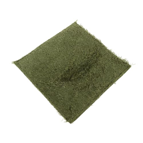 Mipcase Reptile Carpet Liner Mat for Snakes Lizards Turtles Breathable Washable Bedding for Terrarium for Pet Comfort Moisture Retaining Faux Grass Mat