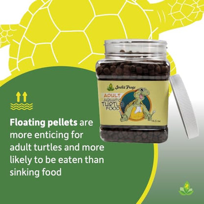 Josh's Frogs Adult Aquatic Turtle Food (16.5 oz) - size: 1.03 Pound (Pack of 1)