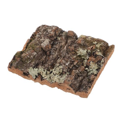 SUPVOX Natural Cork Bark for Reptile Tank Decor Tree Bark Hide for Reptile Habitat Aquarium Background Decoration for Lizard Snake Gecko and Other Reptiles