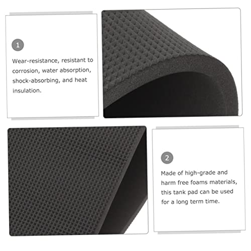 Aquarium Bottom Mat Kit Terrarium Cages Tank Pad Turtle Tank Fish Tanks Gecko Snake Crested Betta Fish Tank Pond Pump Reptile Substrate Fish Tank Gravel Enclosure Black Cotton - size: 60.00X40.00X0.60CM