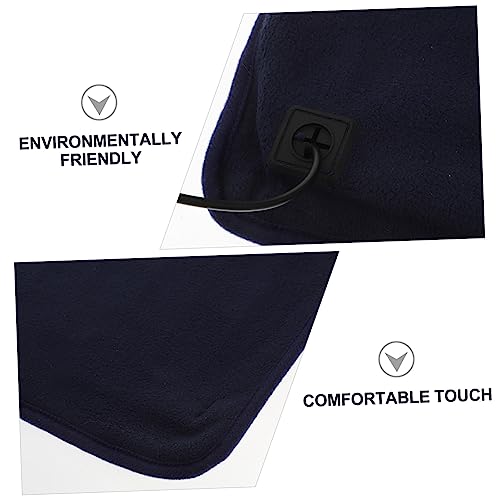 VANZACK 1pc Reptile Heating Pad Temperature Control USB Heated Mat for Turtles Lizards and Other Pets Easy to Clean Electric Warming Cushion for Sick Pregnant Animals - color: Navy