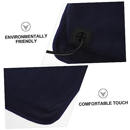 VANZACK 1pc Reptile Heating Pad Temperature Control USB Heated Mat for Turtles Lizards and Other Pets Easy to Clean Electric Warming Cushion for Sick Pregnant Animals - color: Navy