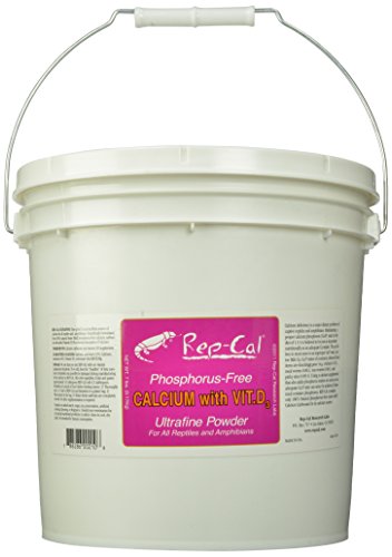 Rep-Cal SRP00210 Phosphorous-Free Calcium Ultrafine Powder Reptile/Amphibian Supplement with Vitamin D3, 7-Pound