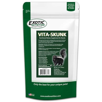 Vita-Skunk (5.2 oz.) - Nutritional Dietary Supplement - Made with Essential Vitamins, Minerals & Amino Acids - for Pet Skunks