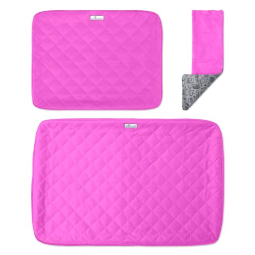 Paw Inspired Fitted Fleece Cage Liner Set for Ferret Nation, Critter Nation Single Unit (Bottom Pan Liner, Ramp Cover, Shelf Liner) for Ferrets, Rats, Chinchillas, Hedgehogs, Small Animals (Pink) - color: Pink, size: Single Unit Combo