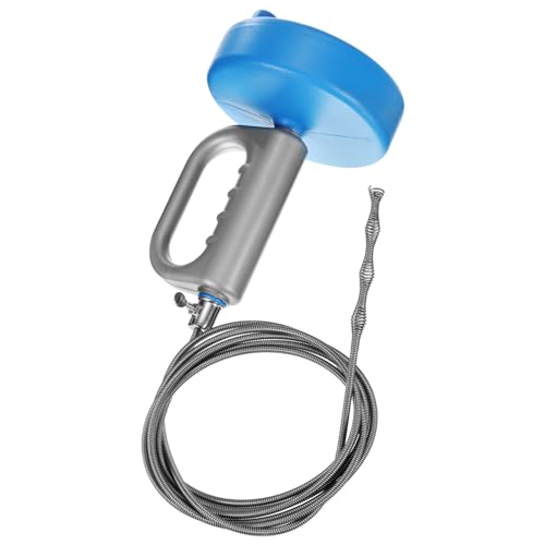 HARFINGTON Drain Augers 10 Ft Stainless Steel Flexible Plumbing Auger Hair Drain Cleaner Tool Toilet Auger Clog Remover Tool for Kitchen Bathroom Shower Sink Toilet Bathtub, Blue - size: 3m