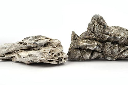 LANDEN Seiryu Stones Natural Rocks (17lbs, 3~11 inches,7-8pcs) for Aquarium, Paludarium, Terrariums, Landscaping Rocks, Aquascaping - size: 06 Seiryu Stones(3-11inch,17lbs)