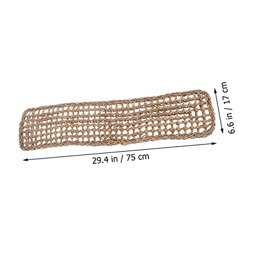 2pcs Reptile Carpet Lizard Lounger Grass Mat Forest Floor Bedding for Bearded Dragons Toys