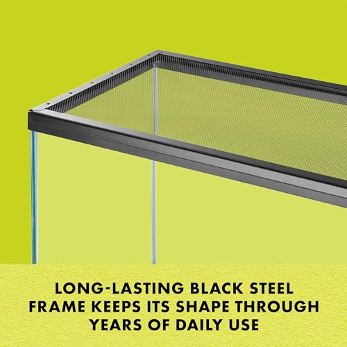 Zilla Fresh Air Screen Cover, Secure and Durable Metal Mesh Cover for Reptile Terrariums, 36 x 12 inches - size: 36" x 12"