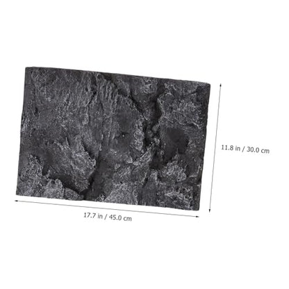 VOSAREA 3D Natural Background Reptile Tank Decoration Panel PVC Reptile Cage Decorative Panel